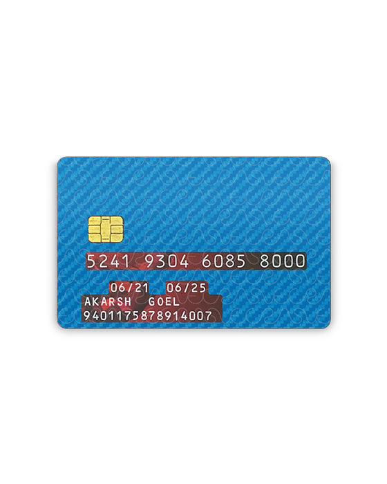 Credit Card Vinyl Skin Mockup PSD Template — VecRas