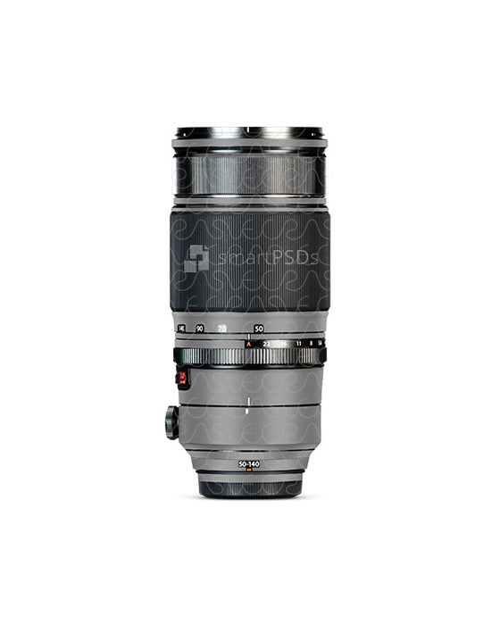 FUJIFILM XF 50-140 mm F2.8 R LM OIS WR Lens (2018) Skin PSD Mockup Template