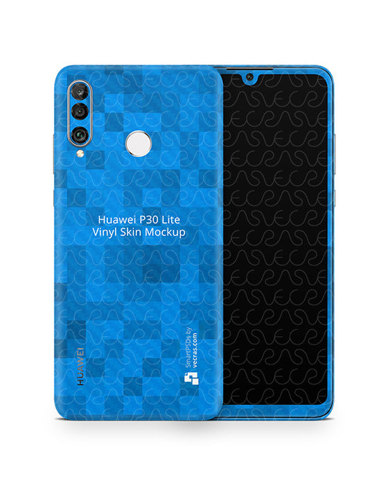 Huawei P30 Lite Vinyl Skin Design Mockup 2019