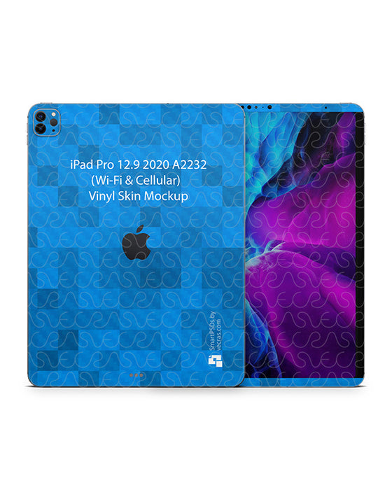 iPad Pro 12.9 A2232 (2020) Smart PSD Skin Mockup