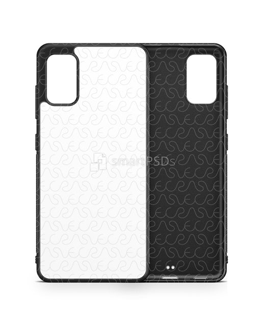 Galaxy A41 (2020) 2d Rubber Flex Case Design Mockup