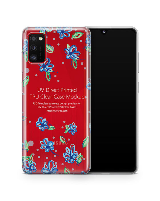 Galaxy A41 (2020) TPU Clear Case Mockup