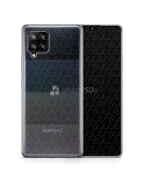 Galaxy A42 (2020) TPU Clear Case Mockup
