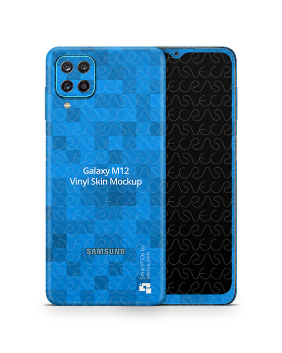 Galaxy M12 (2021) PSD Skin Mockup Template