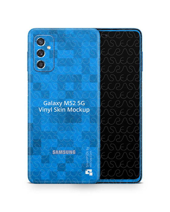 Galaxy M52 5G (2021) PSD Skin Mockup Template