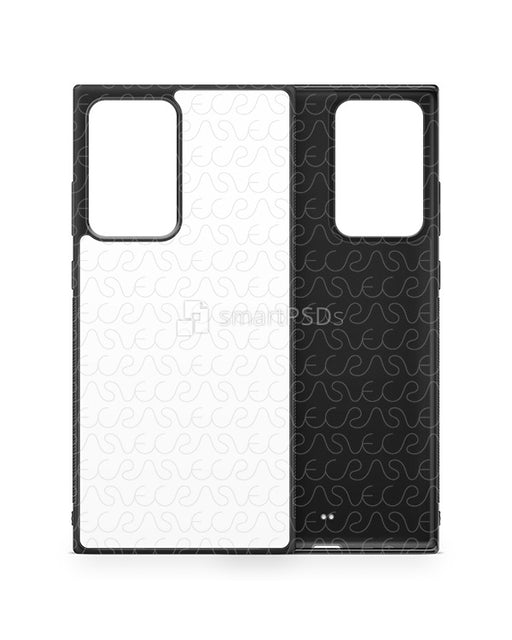 Galaxy Note 20 Ultra (2020) 2d Rubber Flex Case Design Mockup