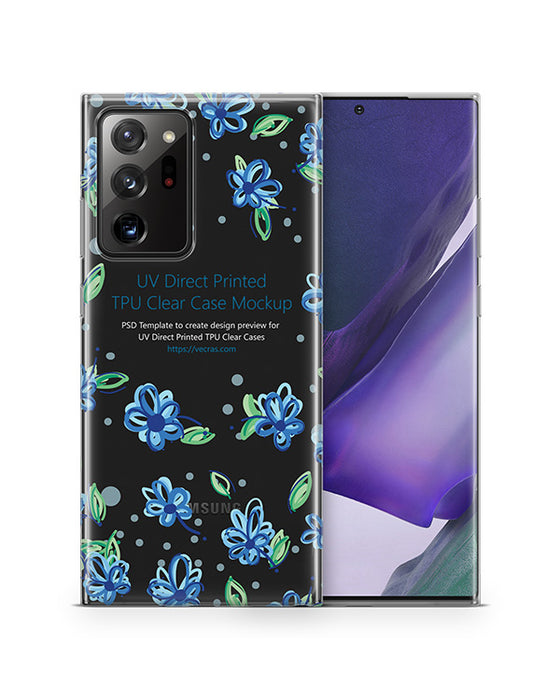Galaxy Note 20 Ultra (2020) TPU Clear Case Mockup