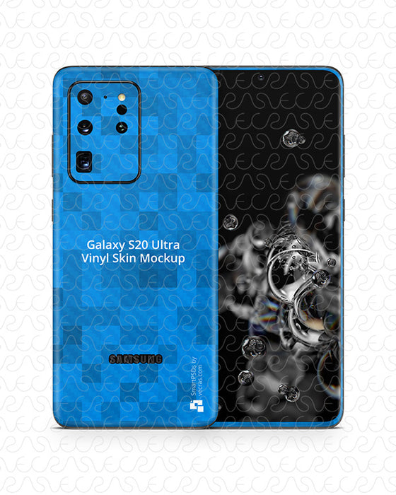 Galaxy S20 Ultra (2020) PSD Skin Mockup Template