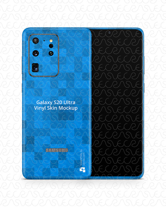 Galaxy S20 Ultra (2020) PSD Skin Mockup Template
