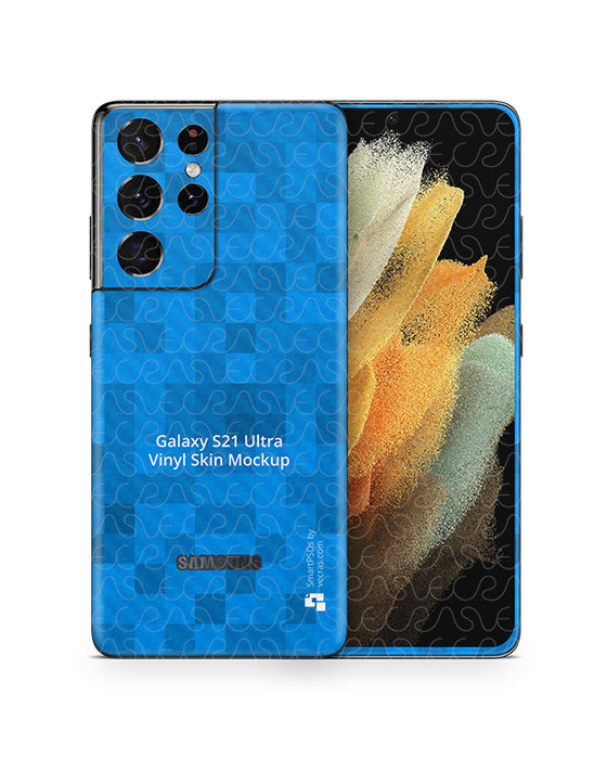 Galaxy S21 Ultra 5G (2021) PSD Skin Mockup Template