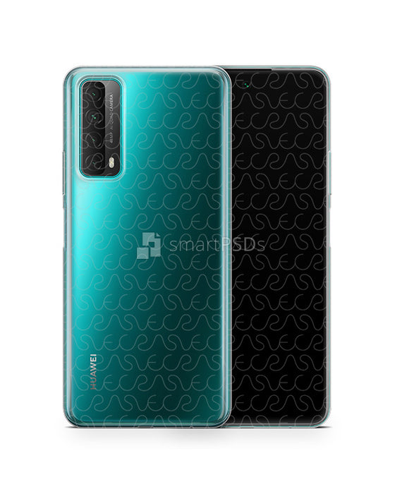 Huawei P Smart (2021) TPU Clear Case Mockup