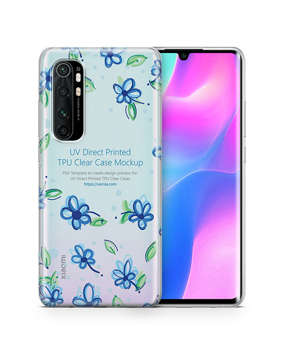 Mi Note 10 Lite (2020) TPU Clear Case Mockup