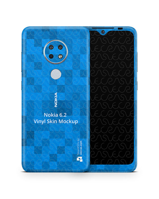 Nokia 6.2 Vinyl Skin Design Mockup 2020