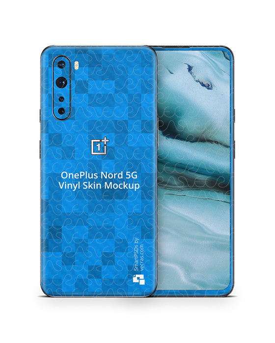 OnePlus Nord 5G (2020) PSD Skin Mockup Template