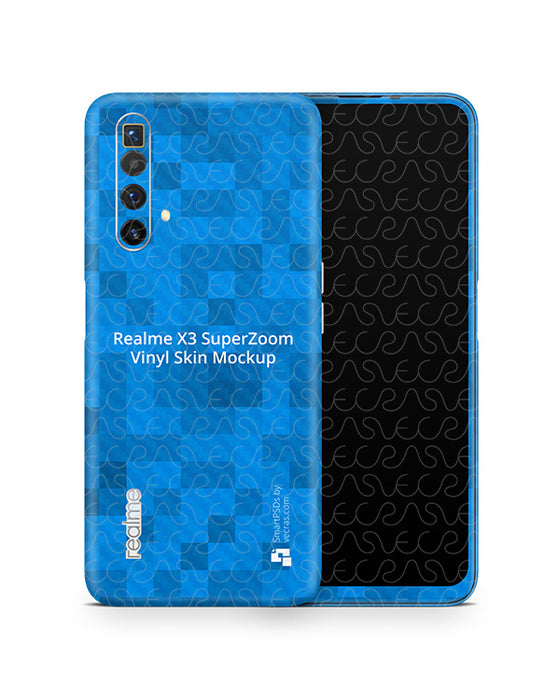 Realme X3 SuperZoom (2020) PSD Skin Mockup Template