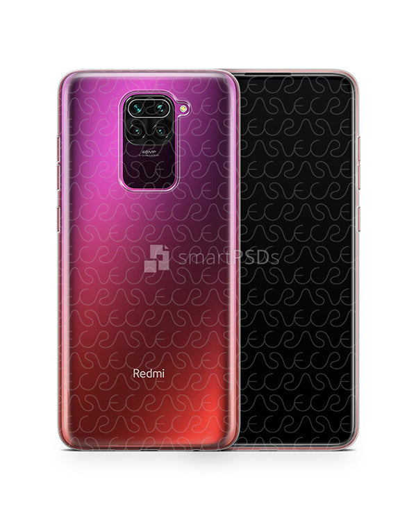 Redmi Note 9 (2020) TPU Clear Case Mockup — VecRas