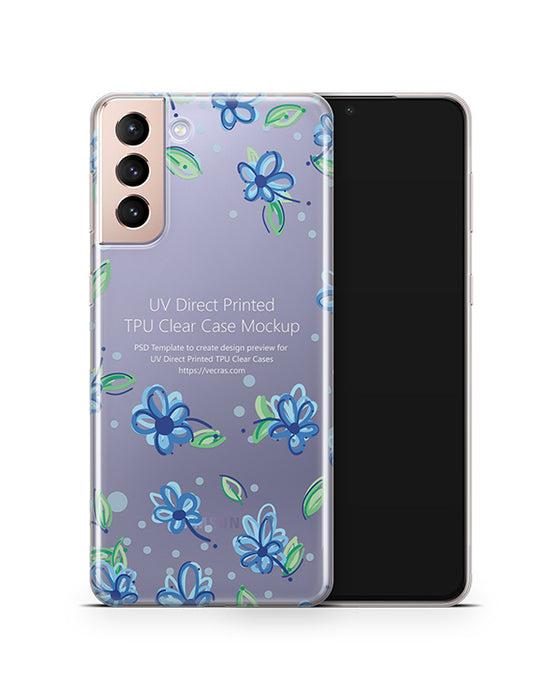 Samsung Galaxy S21+  (2020) TPU Clear Case Mockup