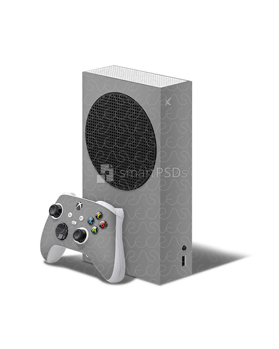 Xbox Series S (2020) Vinyl Skin Mockup PSD Template — VecRas