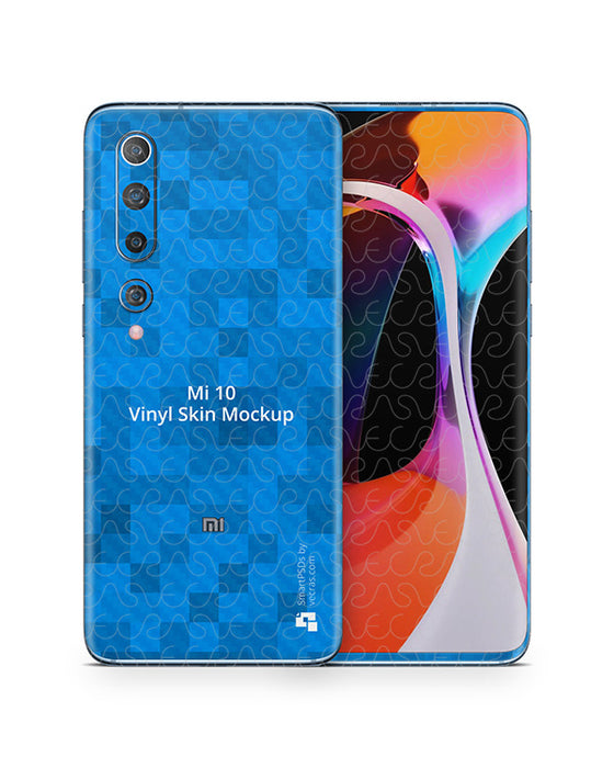 Xiaomi Mi 10 (2020) PSD Skin Mockup Template