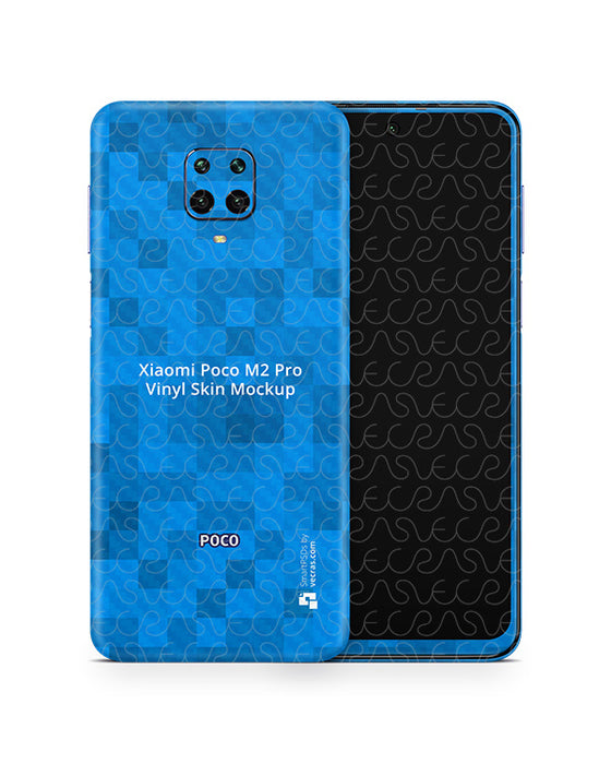 Xiaomi Poco M2 Pro (2020) PSD Skin Mockup Template