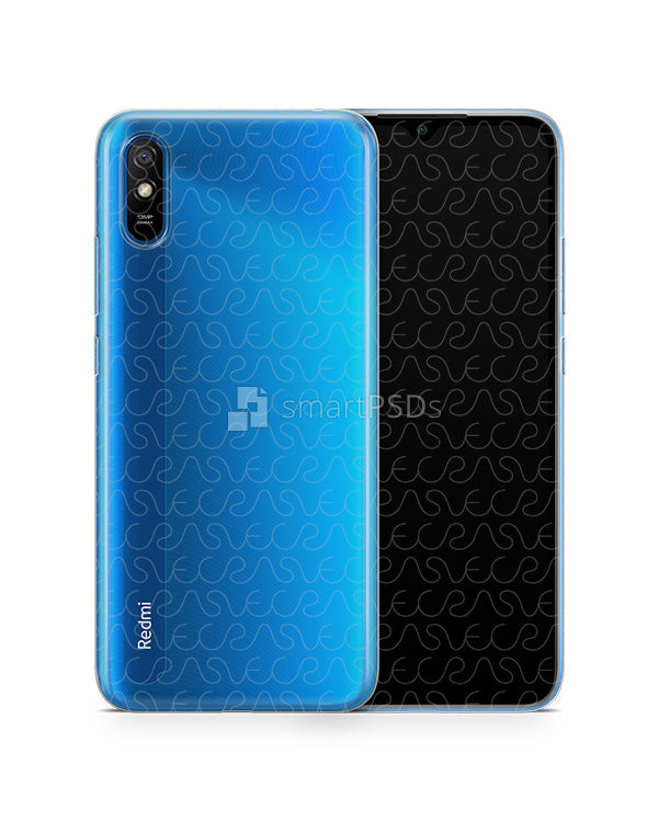 Xiaomi Redmi 9A (2020) TPU Clear Case Mockup — VecRas