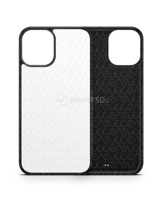 iPhone 12 2d Rubber Flex Case Design Mockup