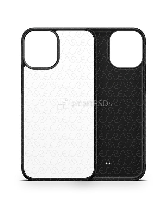 iPhone 12 Mini 2d Rubber Flex Case Design Mockup