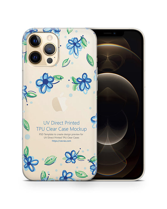 iPhone 12 Pro (2020) TPU Clear Case Mockup
