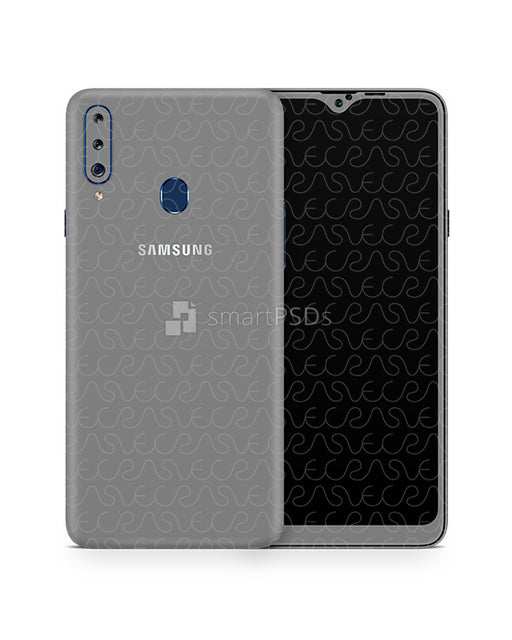 Samsung Galaxy A20s (2019) PSD Skin Mockup Template