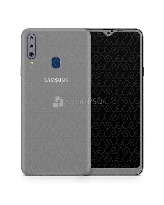 Samsung Galaxy A20s (2019) PSD Skin Mockup Template