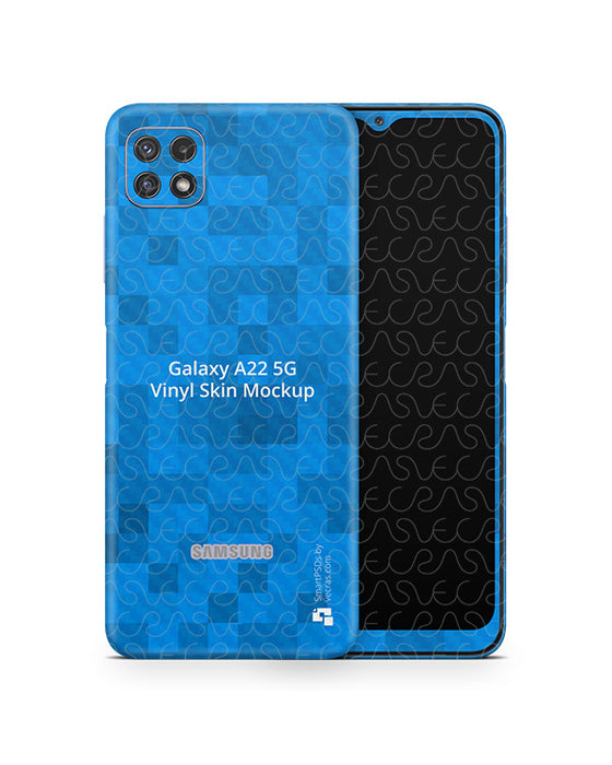 Galaxy A22 5G (2021) PSD Skin Mockup Template