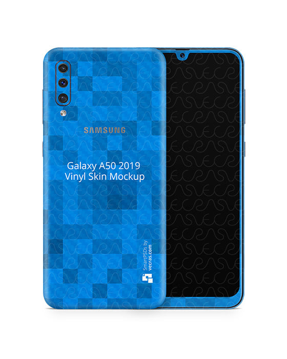 Samsung Galaxy A50 Vinyl Skin Design Mockup 2019