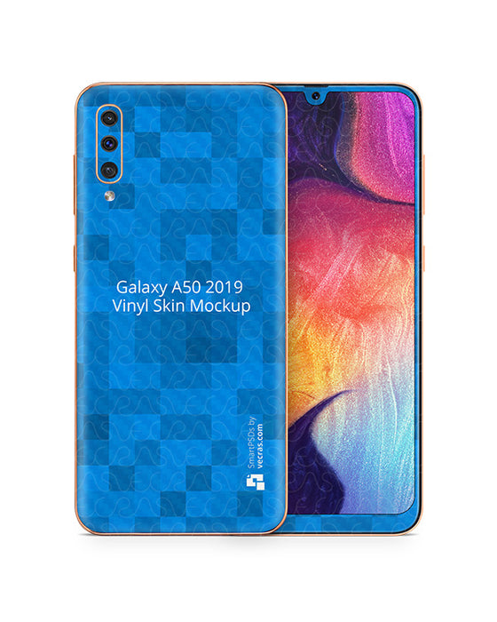 Samsung Galaxy A50 Vinyl Skin Design Mockup 2019
