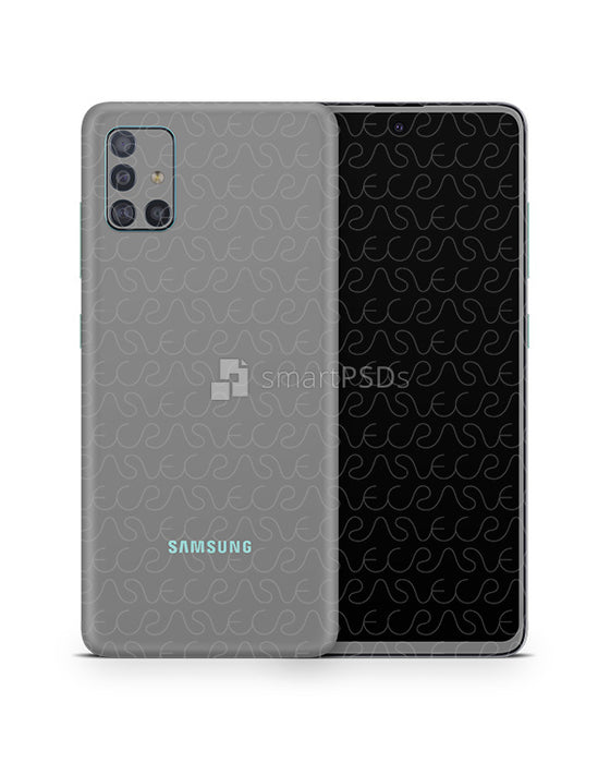 Galaxy A51 (2019) PSD Skin Mockup Template