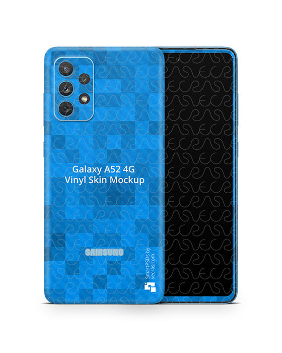 Galaxy A52 4G (2021) PSD Skin Mockup Template