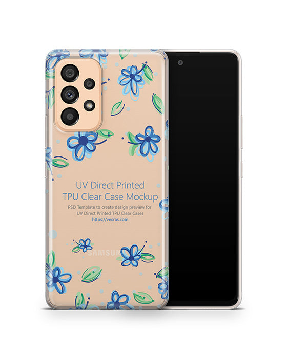 Galaxy A53 5G (2022) TPU Clear Case Mockup