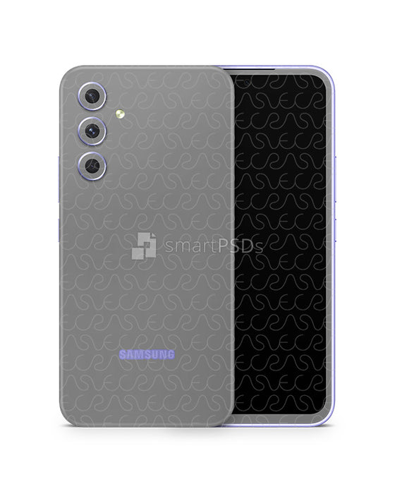 Galaxy A54 5G (2023) PSD Skin Mockup Template