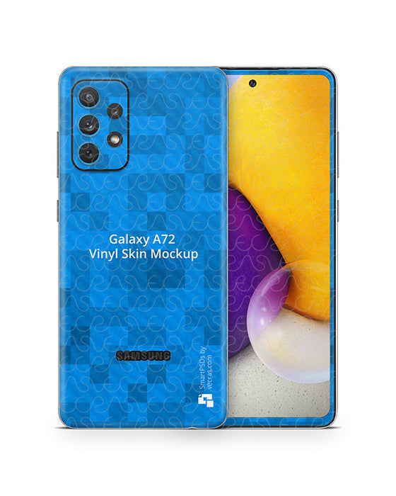 Galaxy A72 (2021) PSD Skin Mockup Template