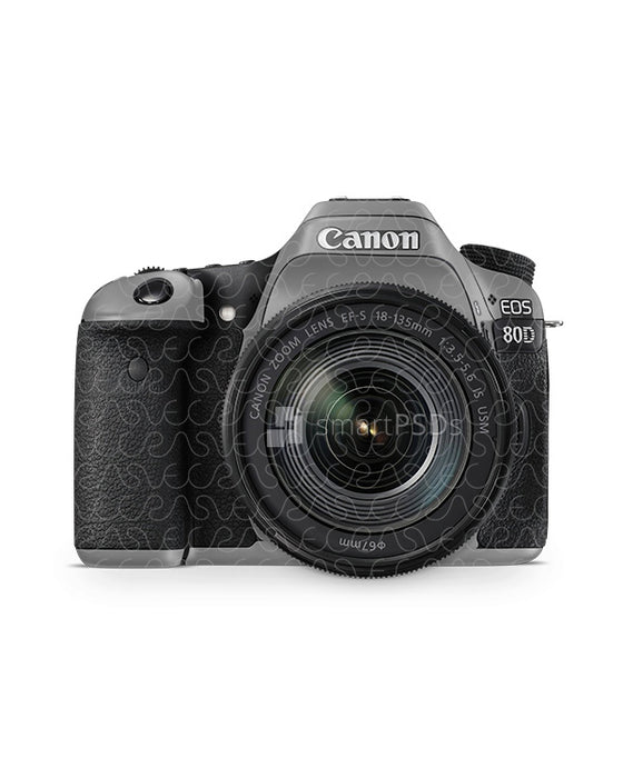Canon EOS 80D (2016) Skin PSD Mockup Template