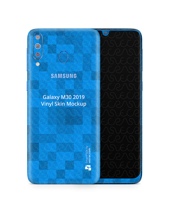 Samsung Galaxy M30 Vinyl Skin Design Mockup 2019