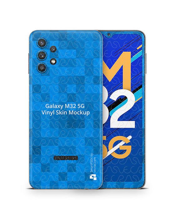 Galaxy M32 5G (2021) PSD Skin Mockup Template