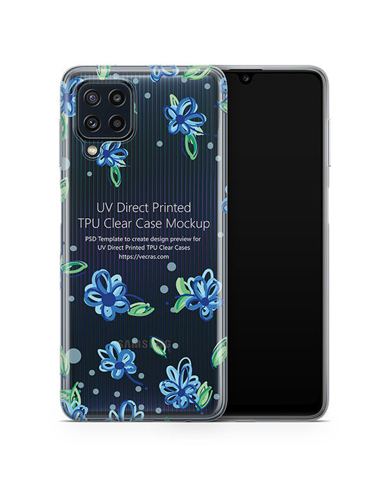 Galaxy M32 (2021) TPU Clear Case Mockup