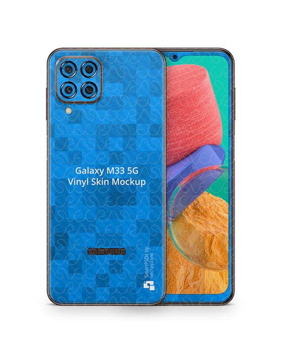Galaxy M33 5G (2022) PSD Skin Mockup Template