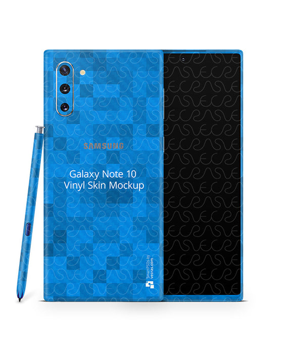 Galaxy Note 10 Vinyl Skin Design Mockup 2019