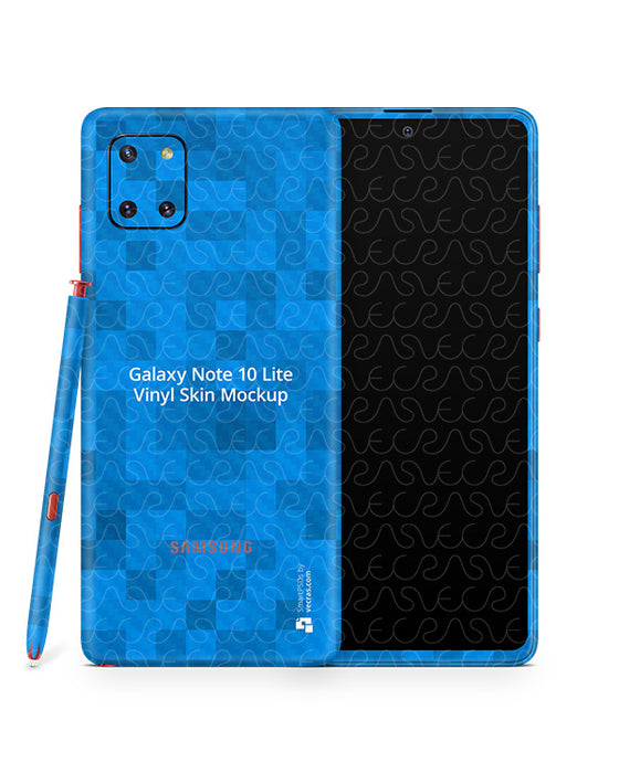 Galaxy Note 10 Lite (2020) PSD Skin Mockup Template