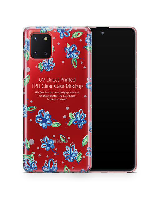 Galaxy Note 10 Lite (2020) TPU Clear Case Mockup 