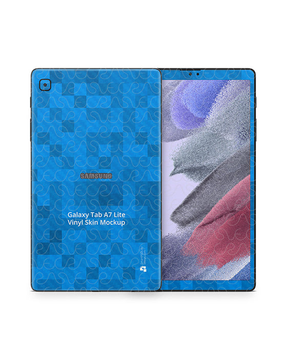 Galaxy Tab A7 Lite (2021) PSD Skin Mockup Template