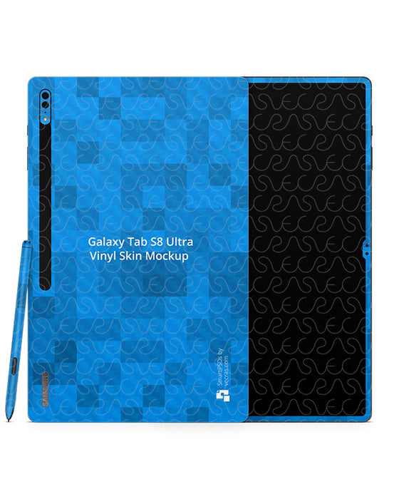 Galaxy Tab S8 Ultra 5G (2022) PSD Skin Mockup Template