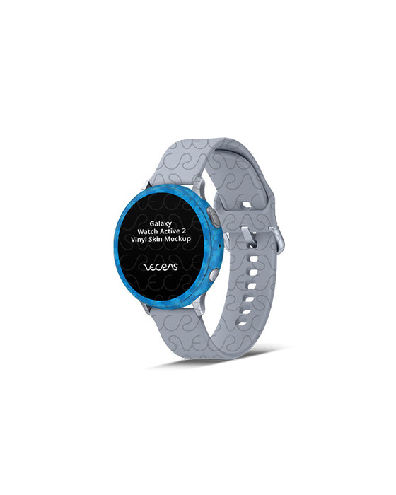 Galaxy Watch Active 2 44 mm (2019) Vinyl Skin Mockup PSD Template