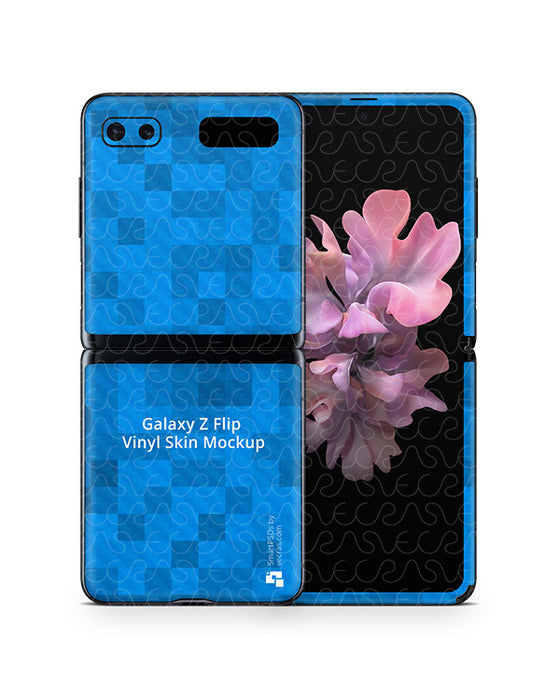 Samsung Galaxy Z Flip (2020) PSD Skin Mockup Template
